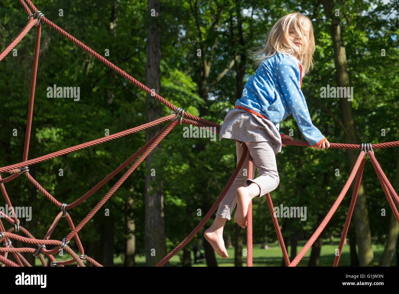 Hands girl playing hang hi-res stock photography and images - Alamy