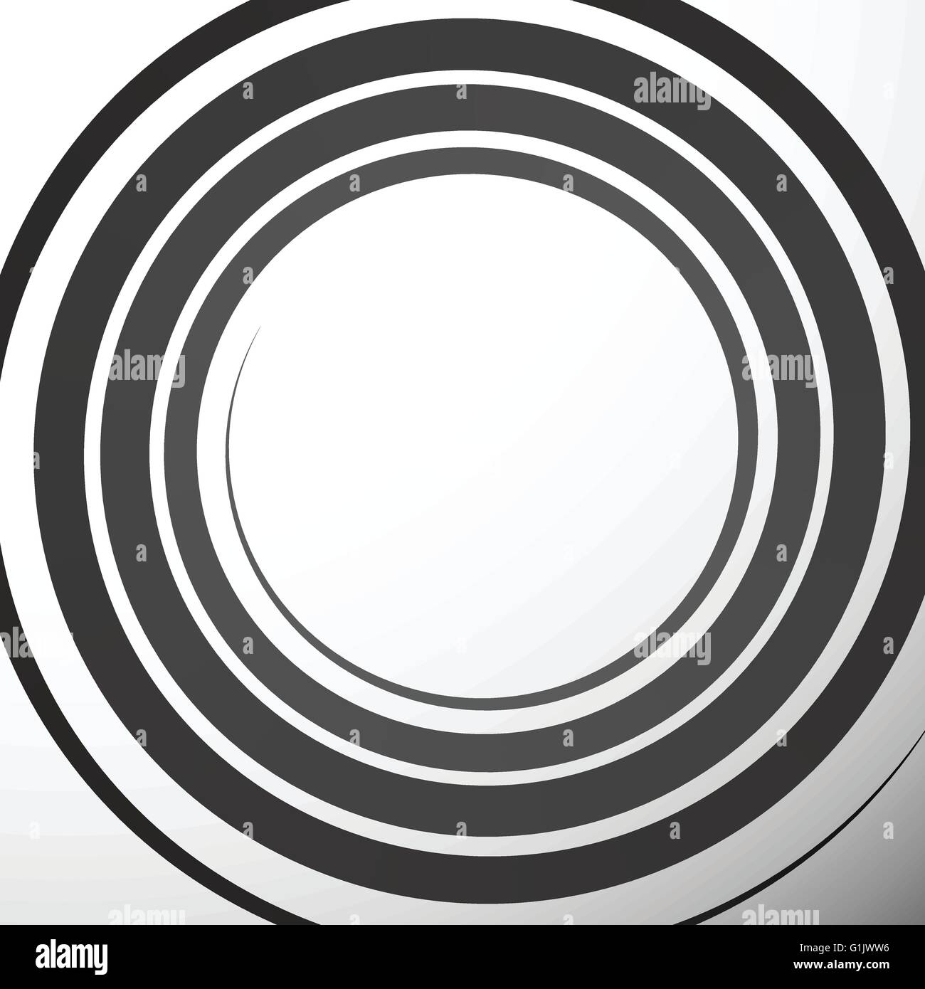 Monochrome background with spiral, volute shape. Abstract curvy tendril ...