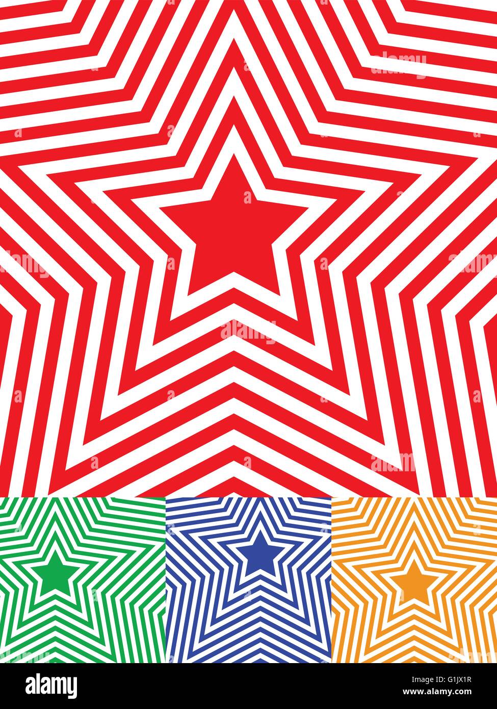 Set of star backgrounds. 4 versions, colors included Stock Vector Image ...