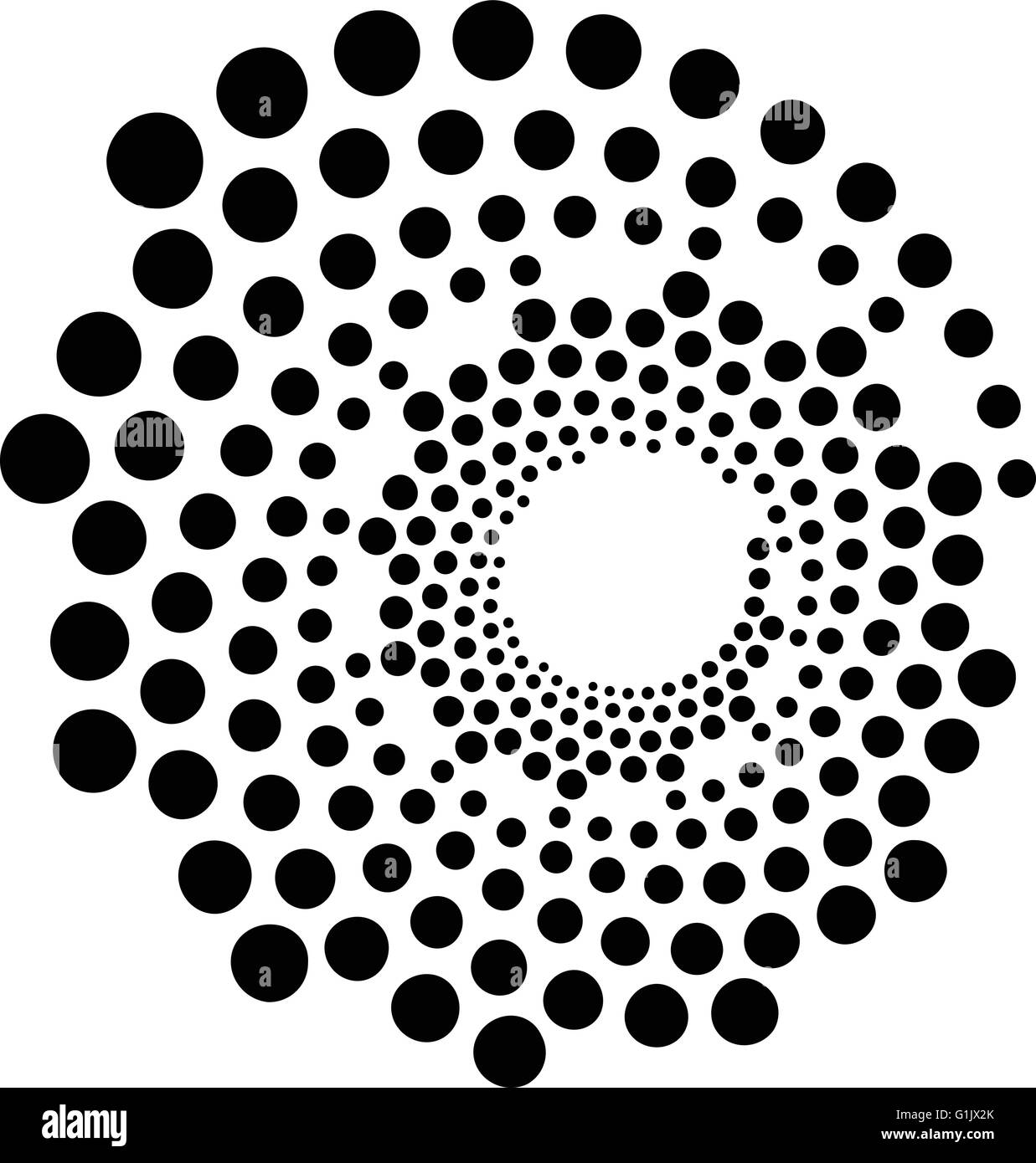 Concentric black spots hi-res stock photography and images - Alamy