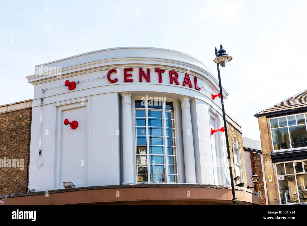 Central night club bar Stamford Town Lincolnshire UK England exterior