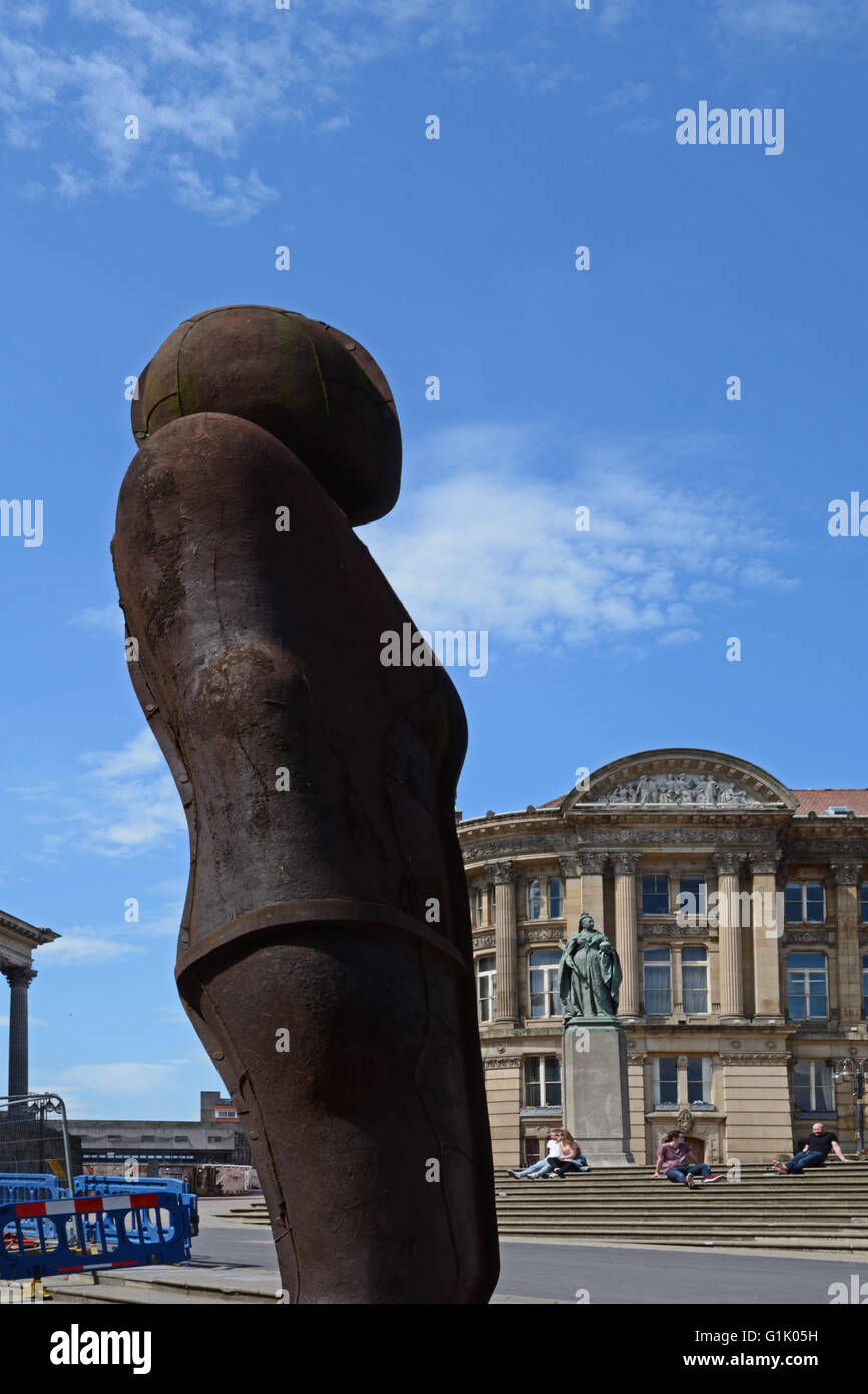 Sculpture in Victoria Square, Birmingham Stock Photo Alamy