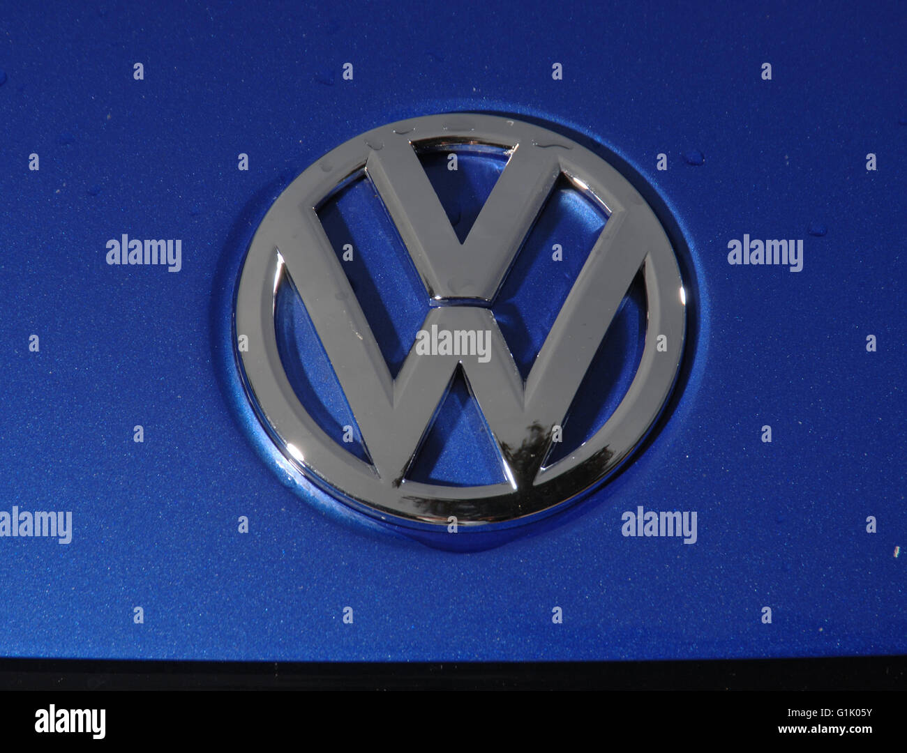 2009 VW Scirocco R performance car Volkswagen badge Stock Photo