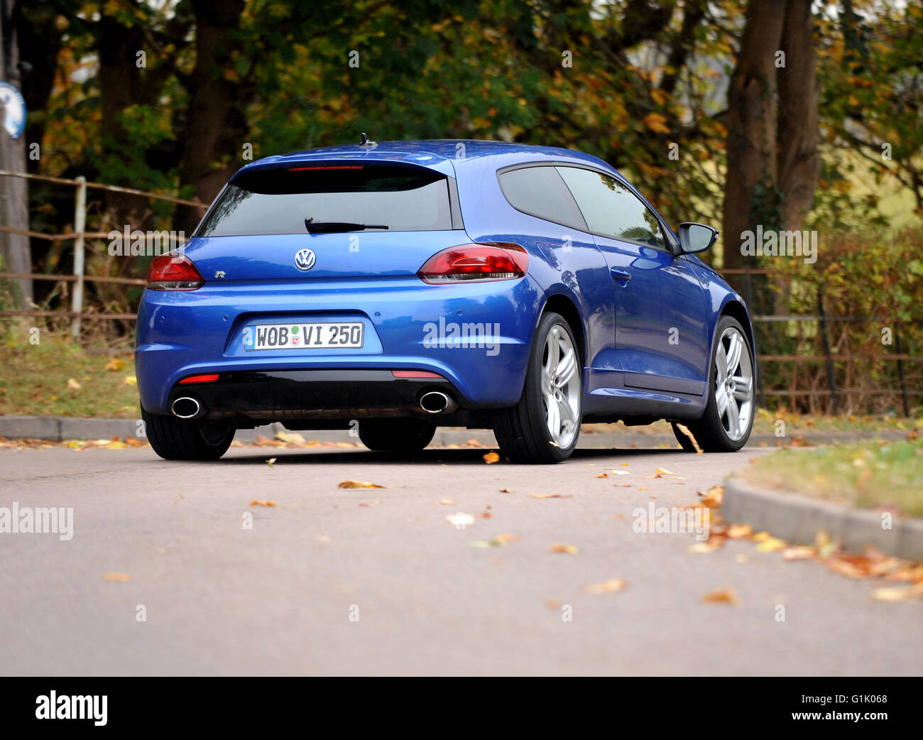 2009 VW Scirocco R performance car driving Stock Photo - Alamy