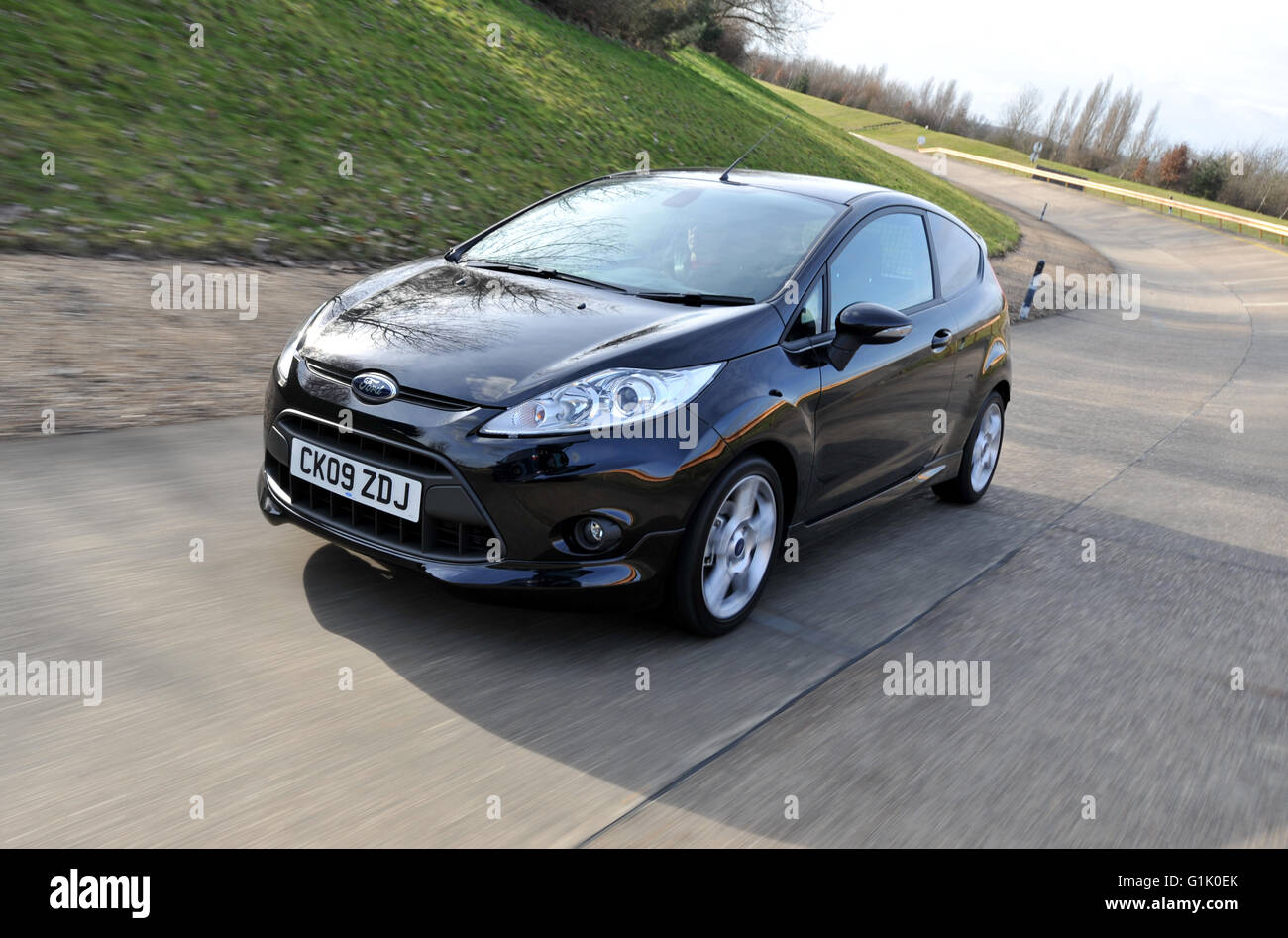 2009 Fiesta van, small car derived commercial vehicle Stock Photo