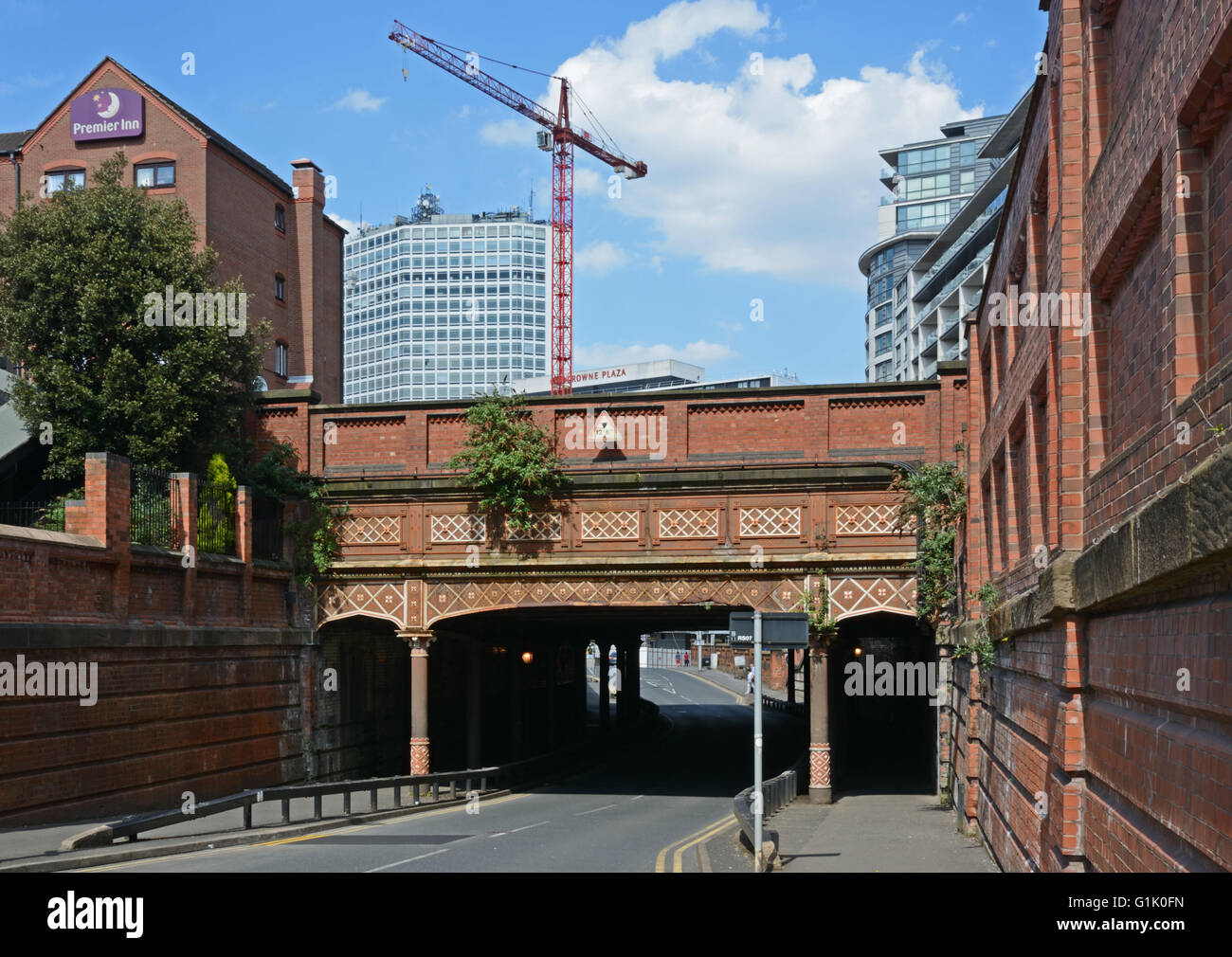 Canal viaduct, over Holliday Street, Birmingham Stock Photo Alamy