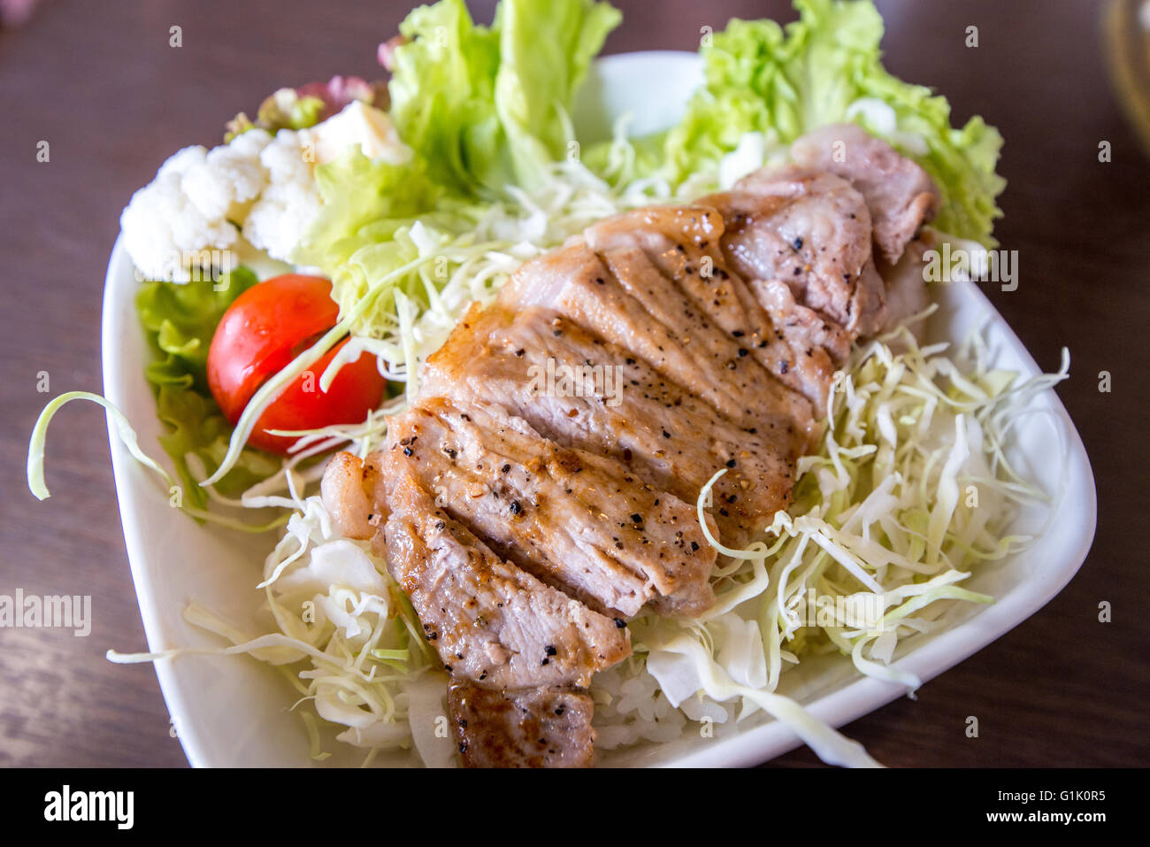 Chicken salad Stock Photo
