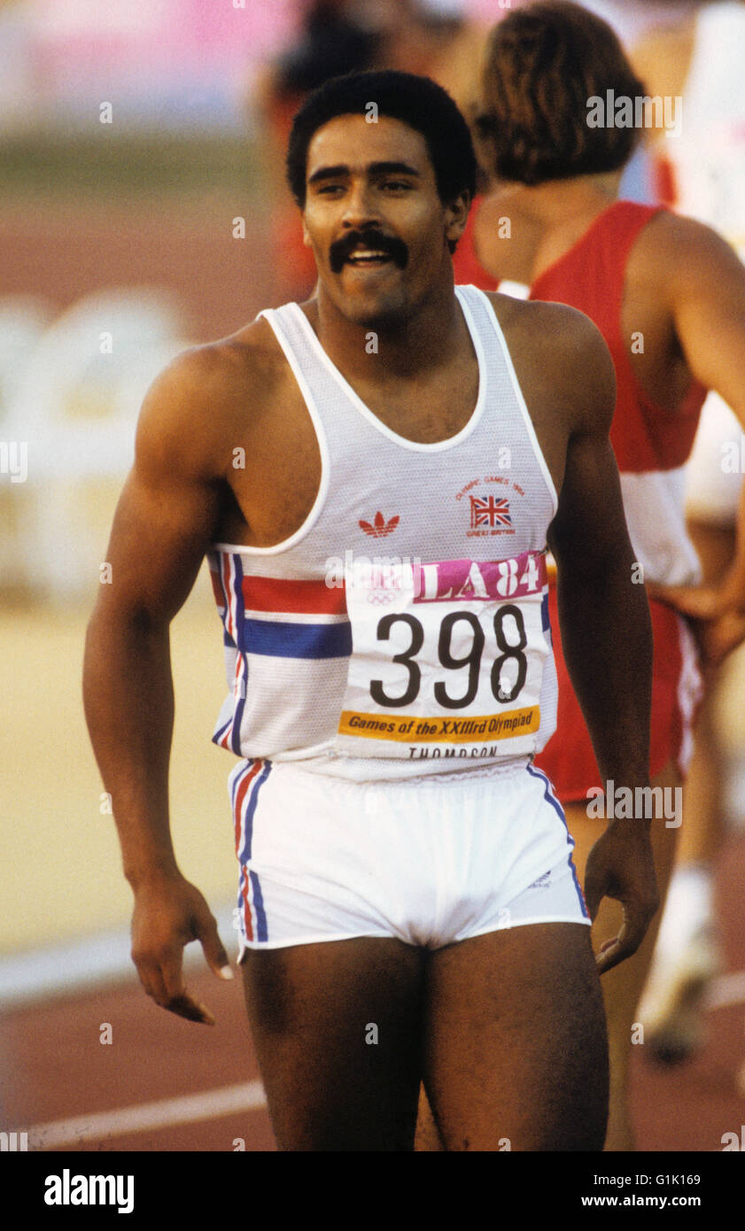 DALEY THOMPSON British athlete Stock Photo