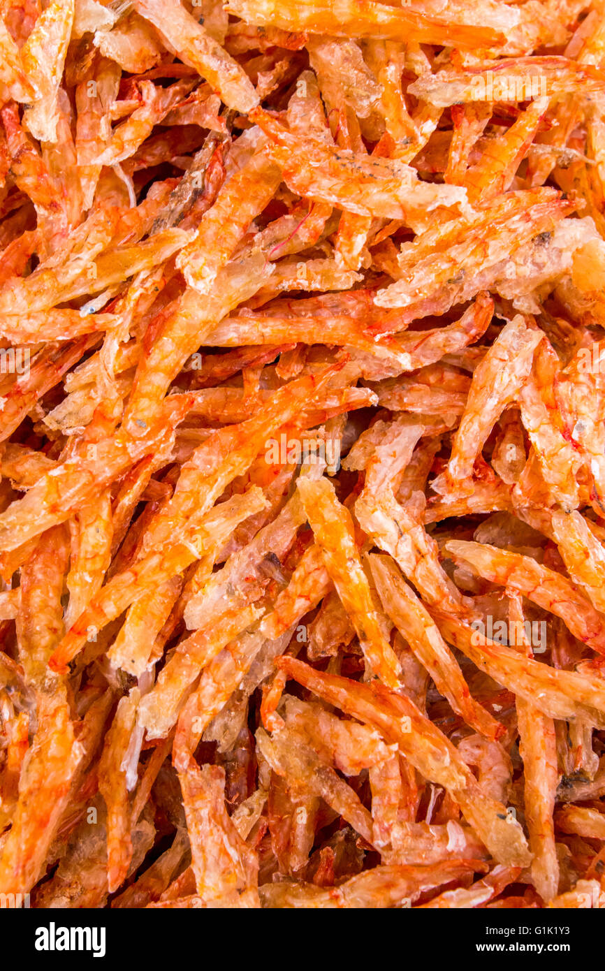 dried shrimps Stock Photo