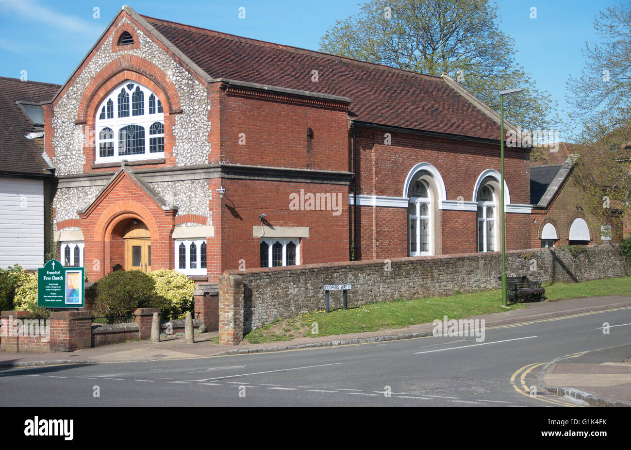 Henfield Sussex Evangelical Free Church Stock Photo