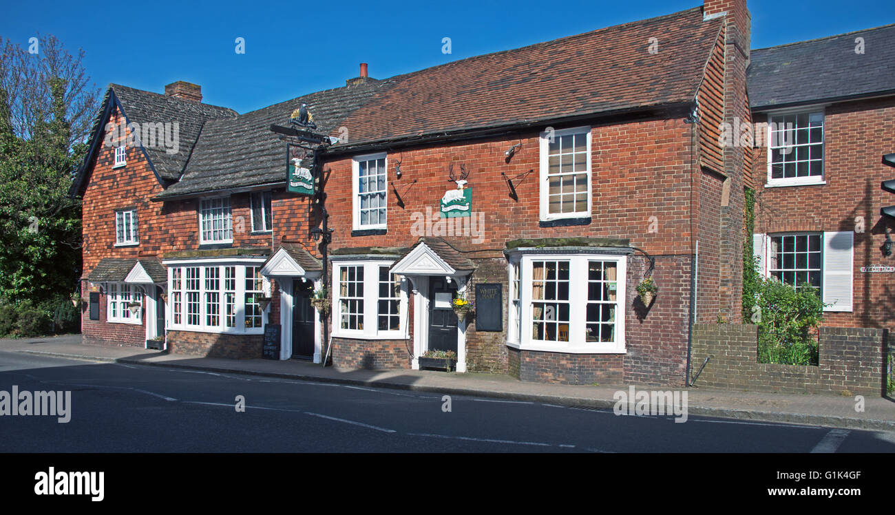 Henfield Sussex White Hart Pub Stock Photo