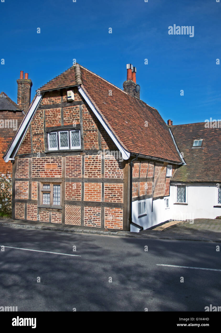 Henfield Sussex Timber Framed House Stock Photo