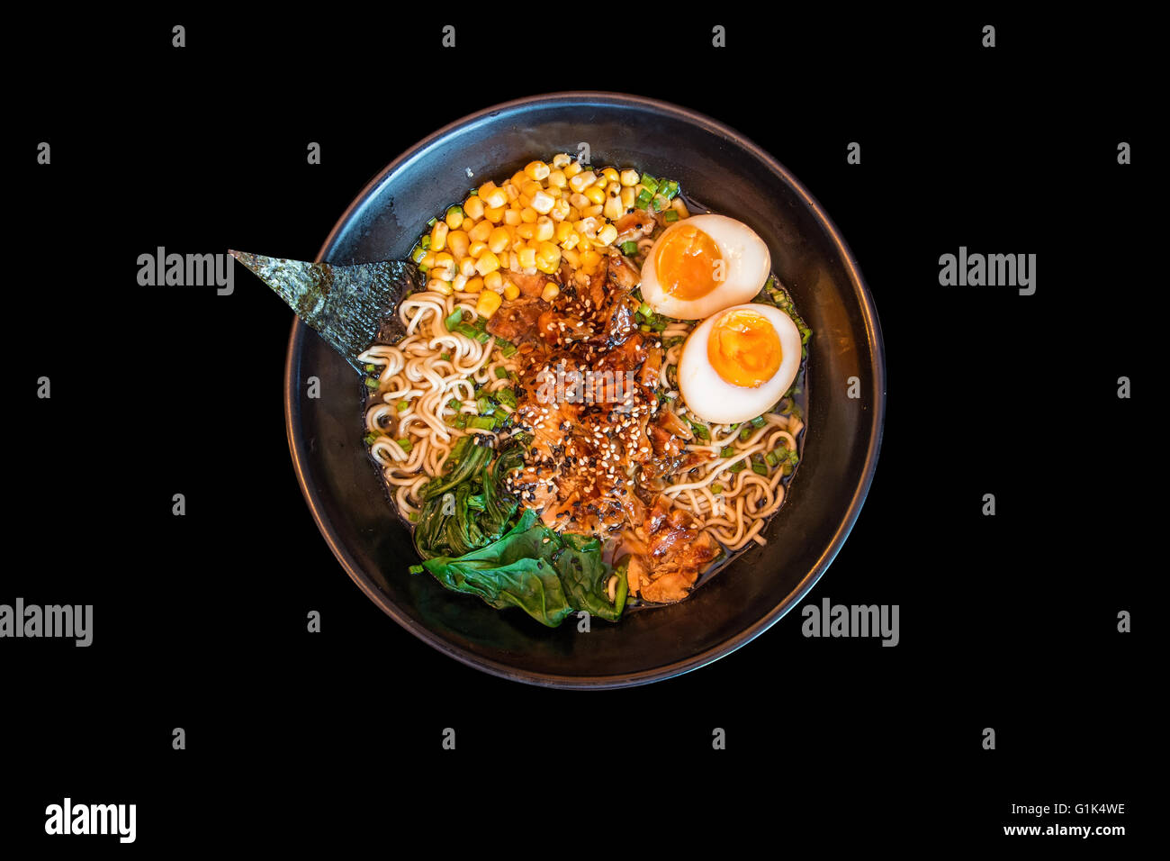 ramen broth, japanese noodle soup Stock Photo Alamy