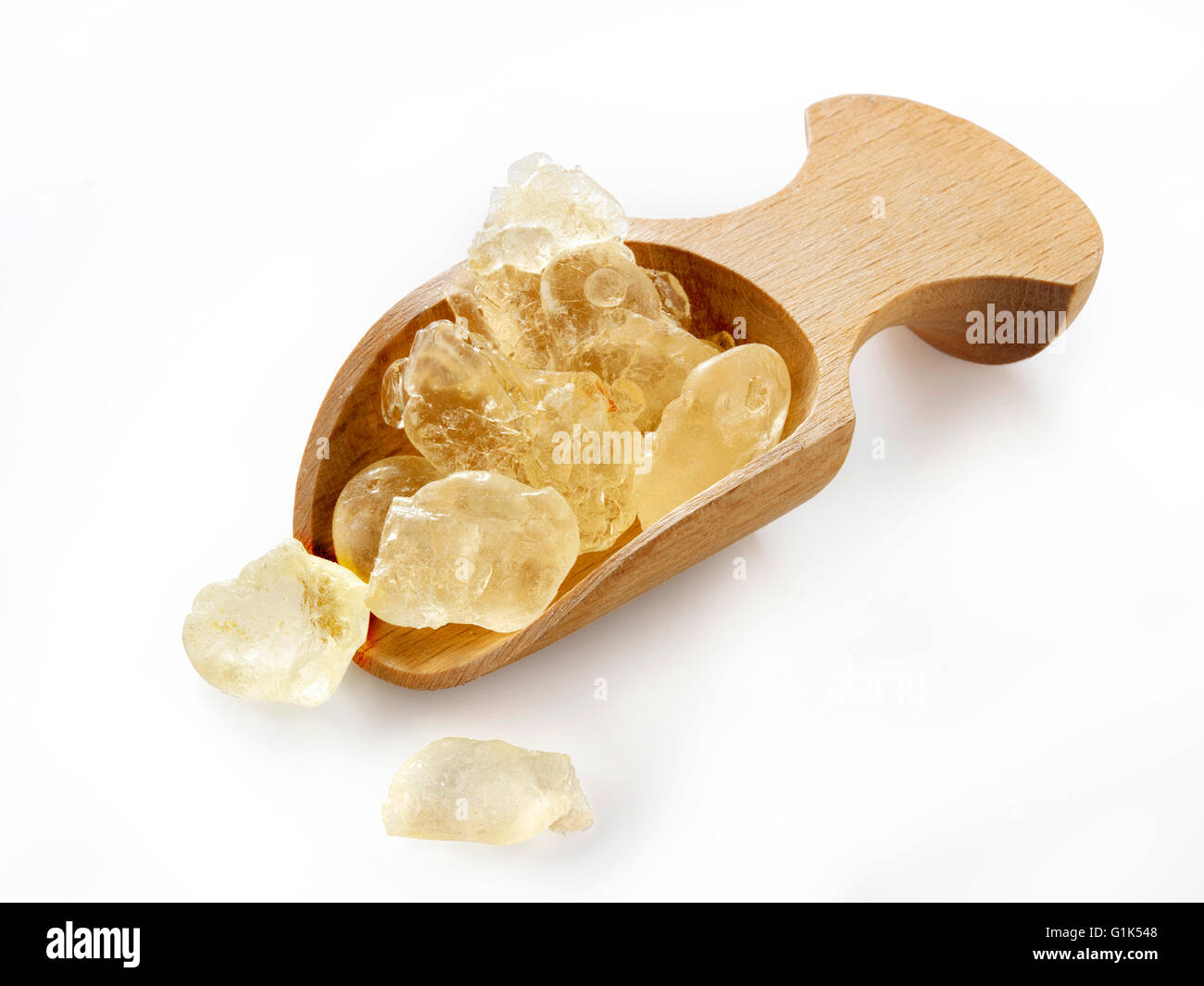 whole pieces of edible mastic against a white background Stock Photo