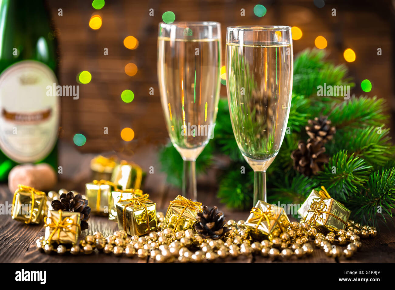 champagne Stock Photo