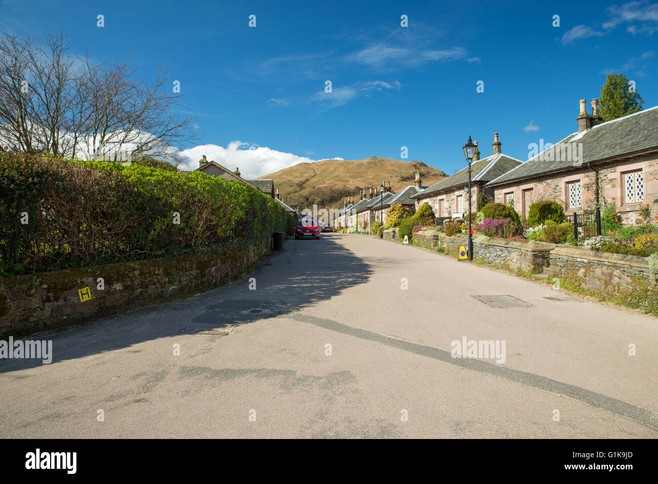 Luss Village Scotland United Kingdom Stock Photo Alamy