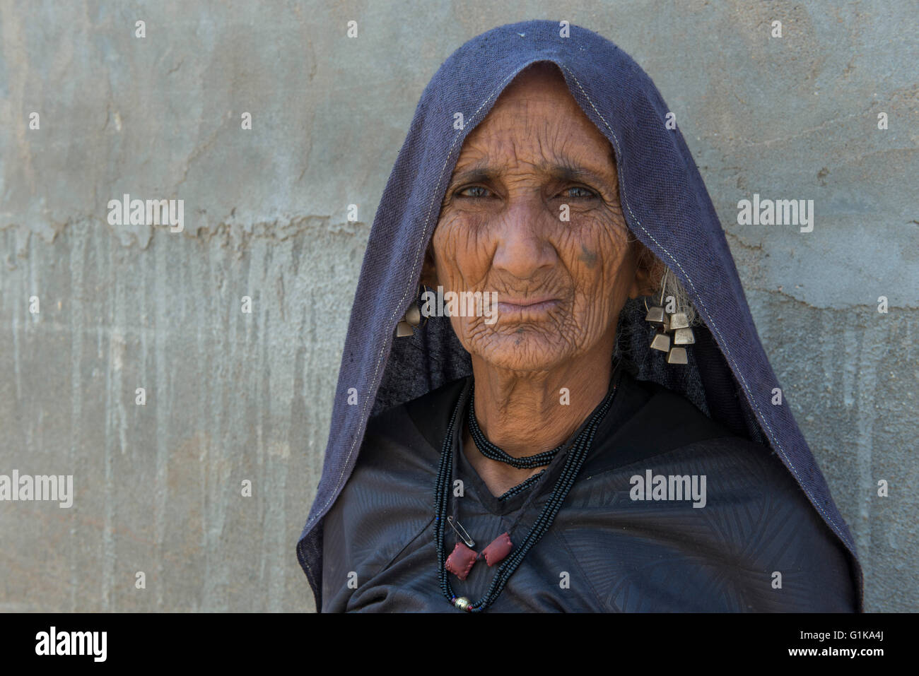 Vagadia Rabari Lady, Kutch Stock Photo
