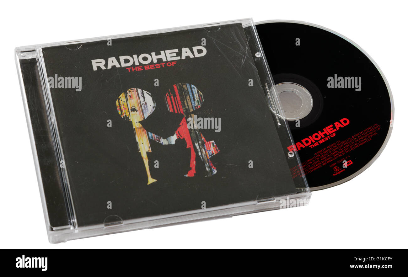 Best of Radiohead CD Stock Photo