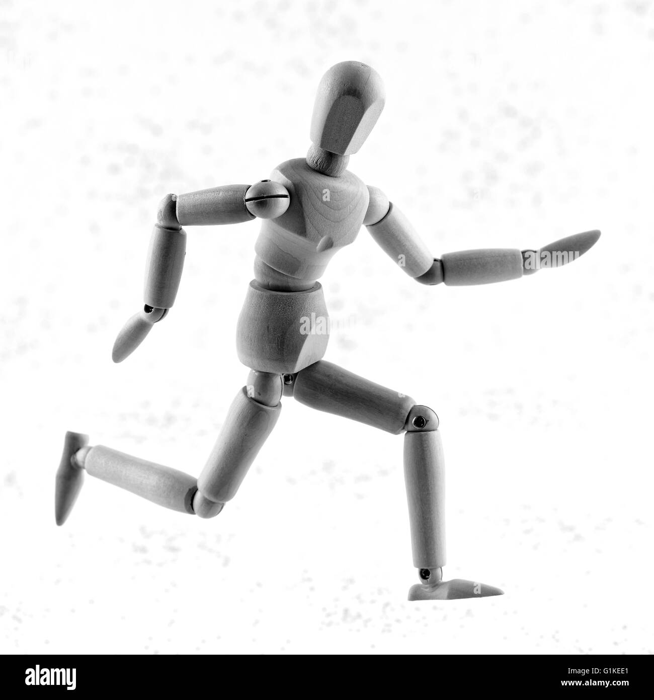 Running mannequin. Stock Photo