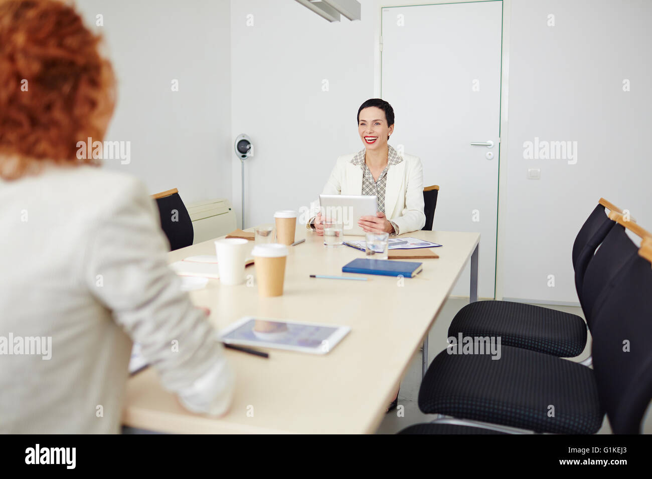 Pretty hr manager Stock Photo