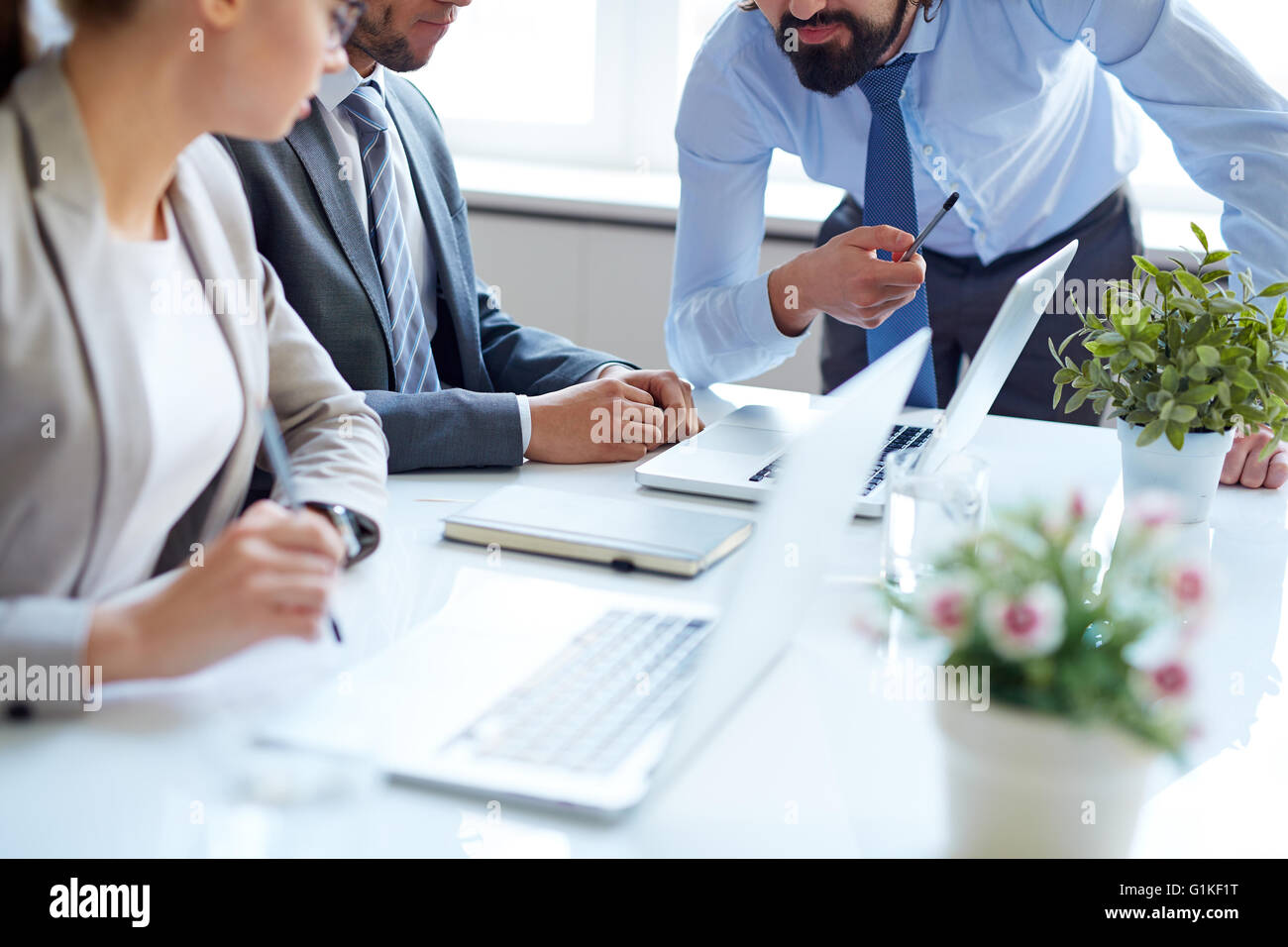 Data on laptop Stock Photo Alamy