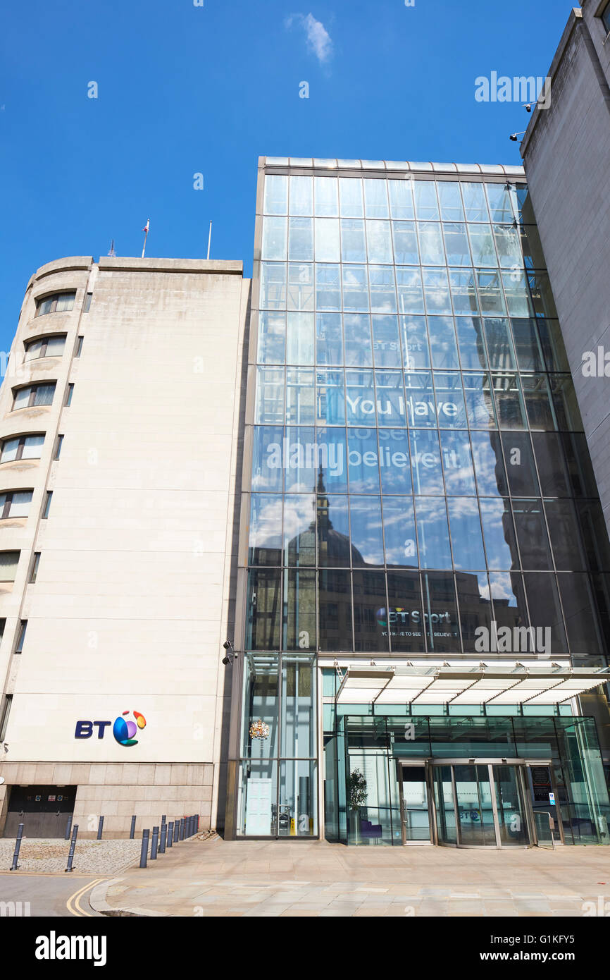 Registered BT Group Office Newgate Street London UK Stock Photo