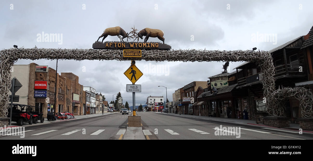 Afton wyoming hires stock photography and images Alamy