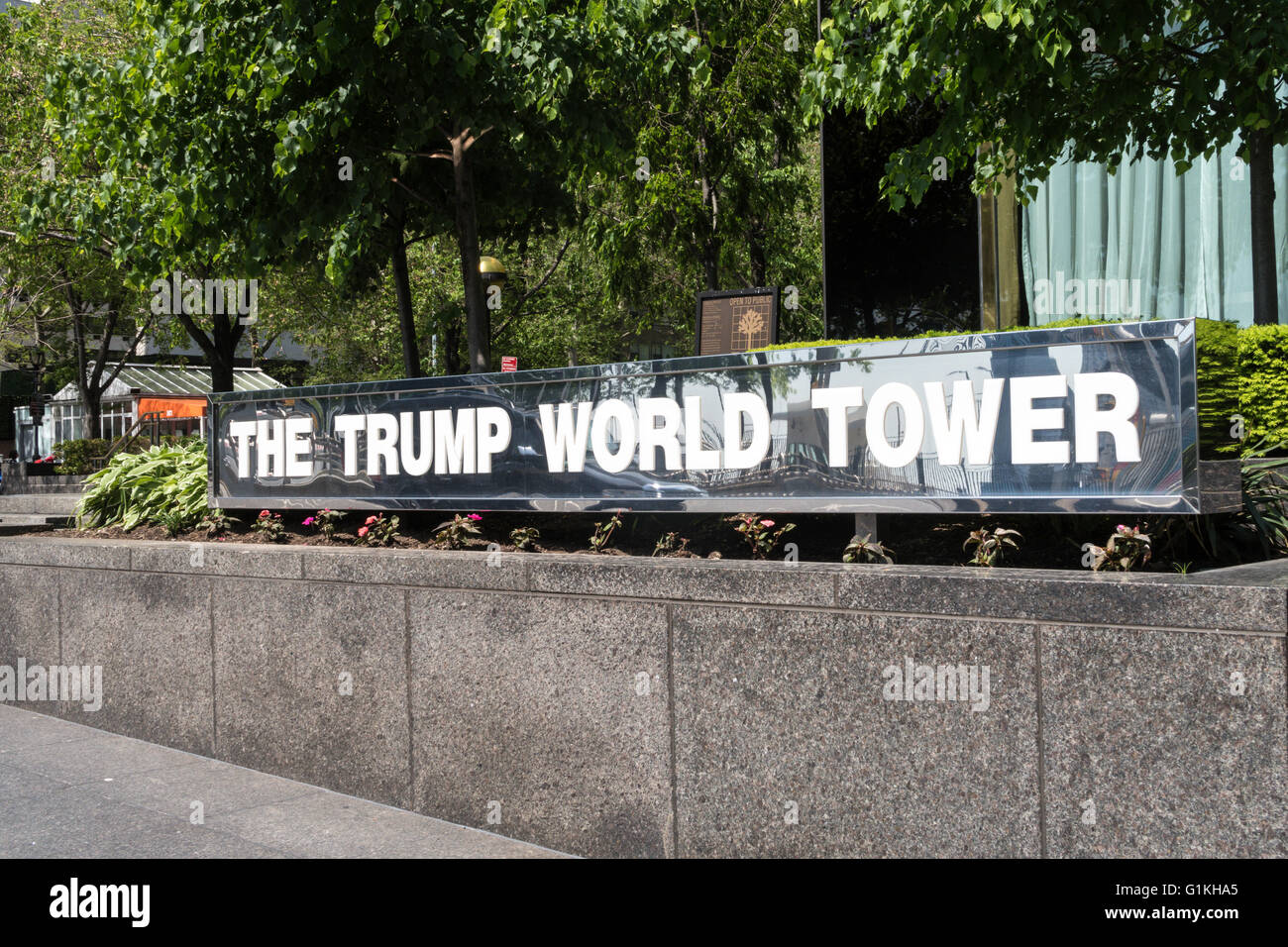 The Trump World Tower, NYC, USA Stock Photo