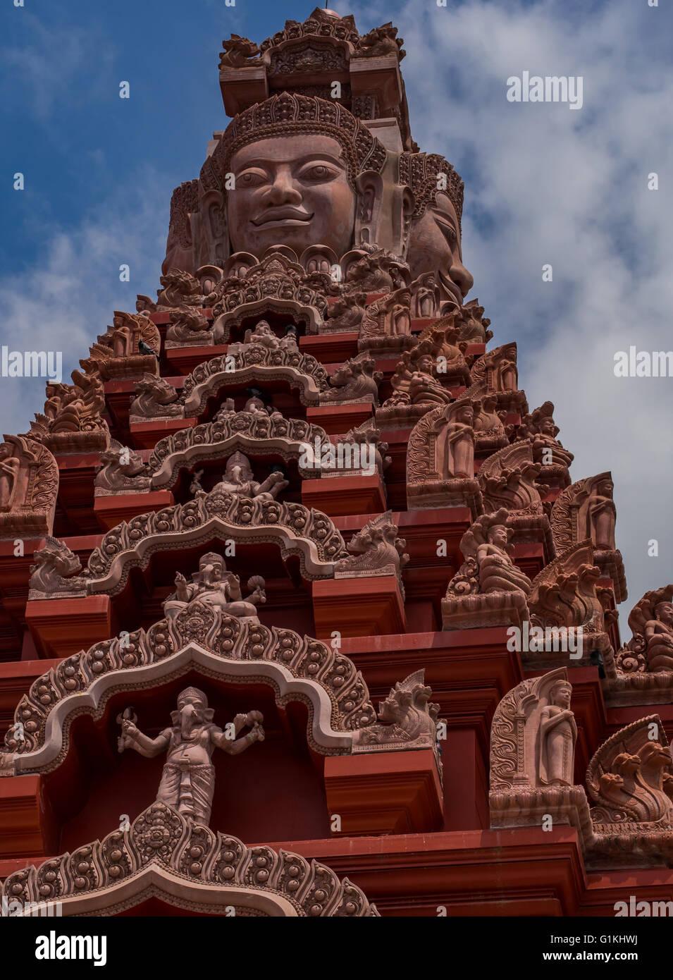 City Pillar Shrine, a sacred  icon in Surin, Thailand Stock Photo