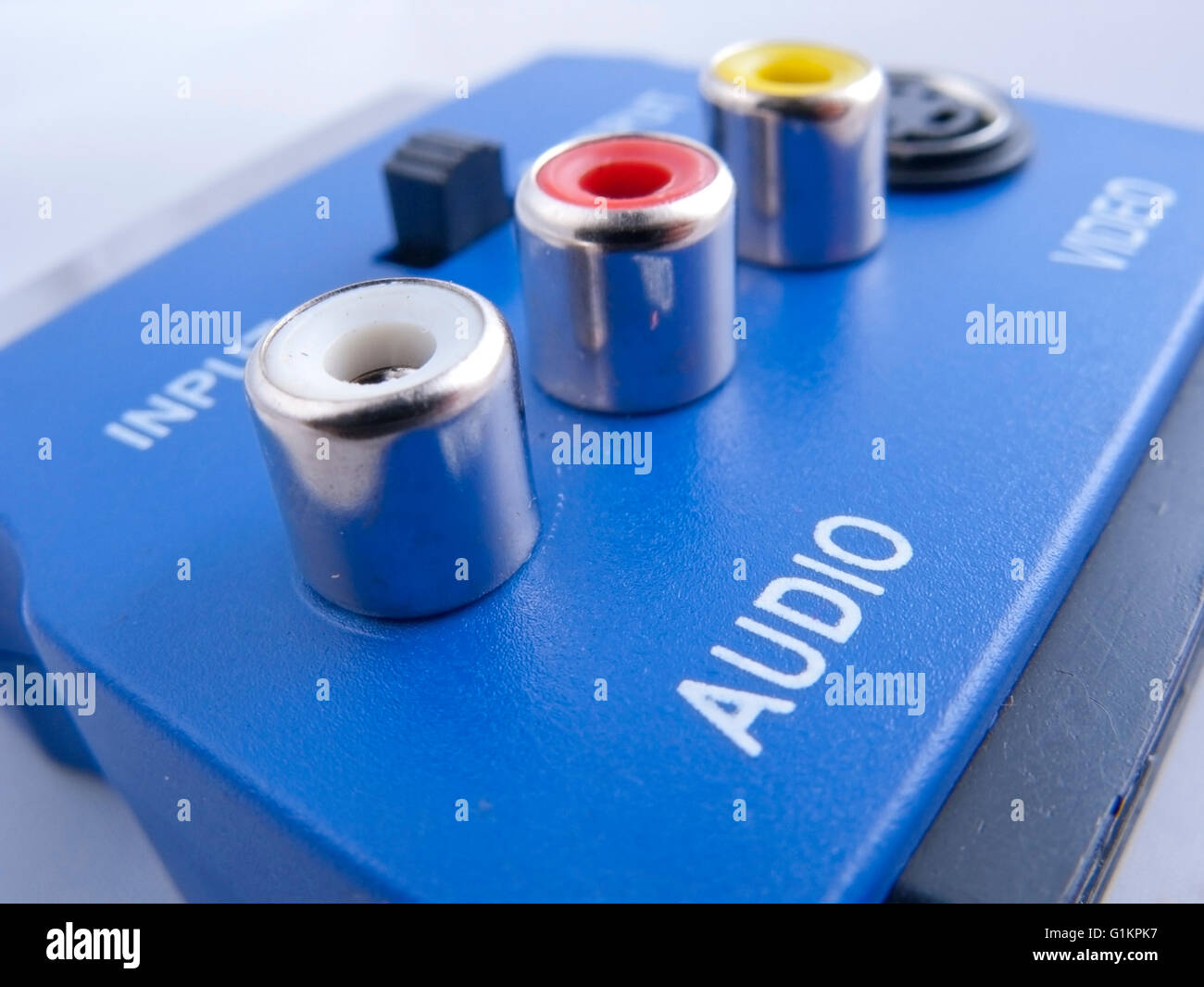 Picture of an s-video detail Stock Photo - Alamy