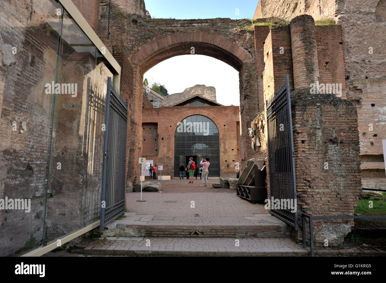 early christian church of Santa Maria Antiqua (4th century AD), Roman Forum, Rome, Italy Stock