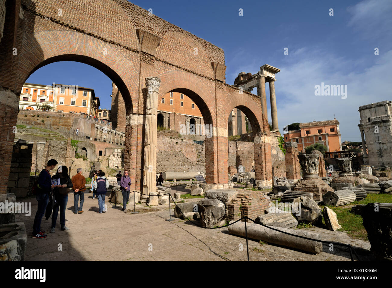 Basilica julia hires stock photography and images Alamy