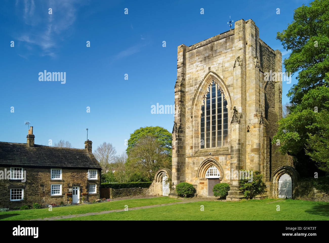 UK,South Yorkshire,Sheffield,Beauchief Abbey Stock Photo