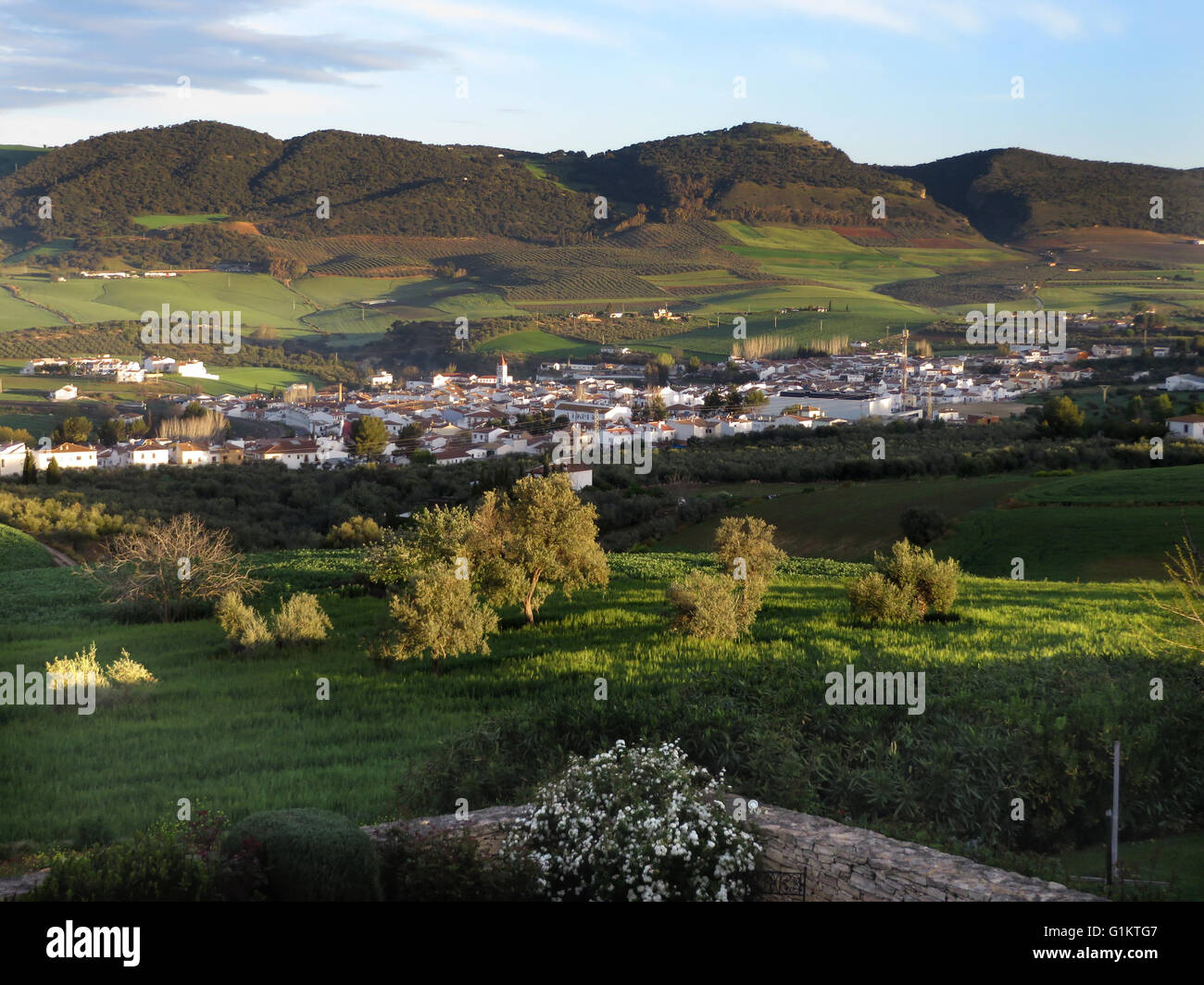 Arriate, a small village in Andalucia Spain Stock Photo