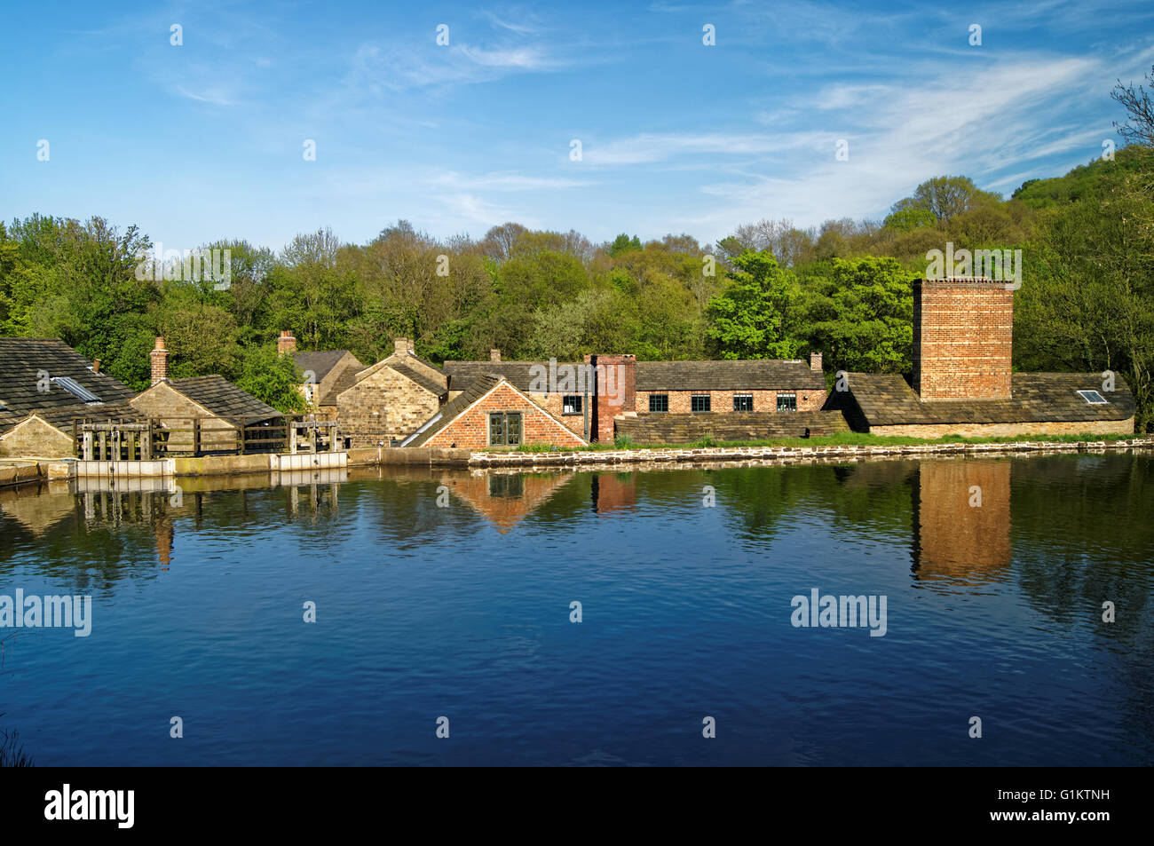 UK,South Yorkshire,Sheffield,Abbeydale Industrial Hamlet Stock Photo