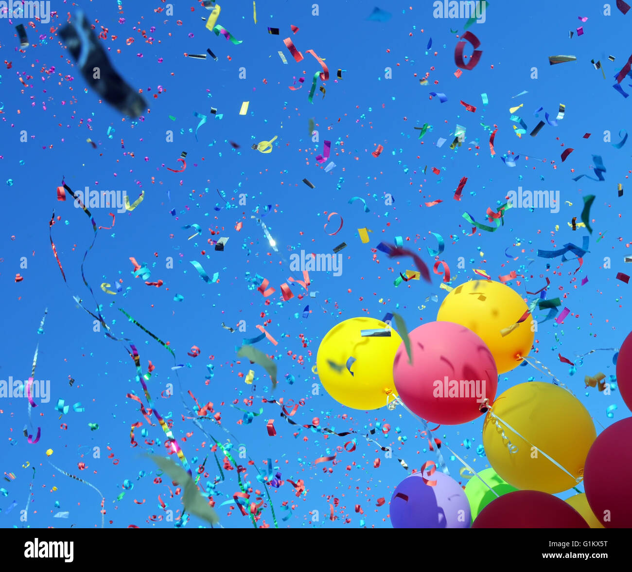 Confetti balloons hires stock photography and images Alamy