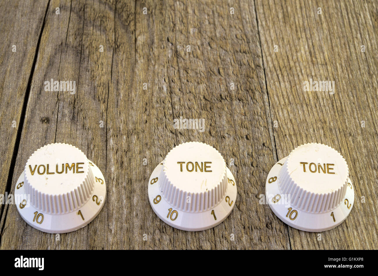 Vintage electric guitar spare parts Stock Photo Alamy