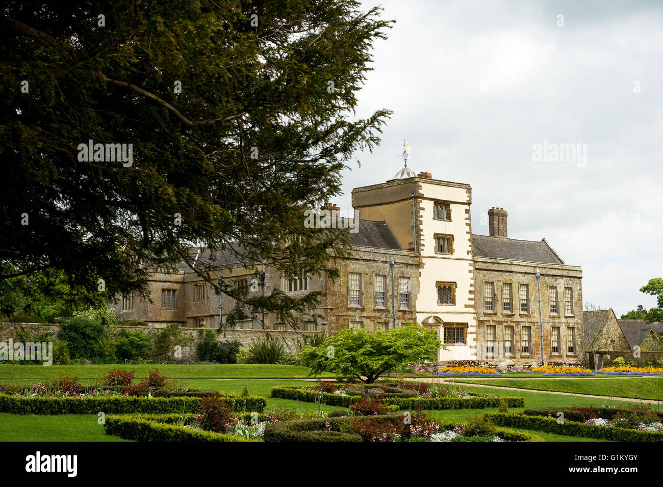 A view of Canons Ashby House, Northamptonshire Stock Photo Alamy