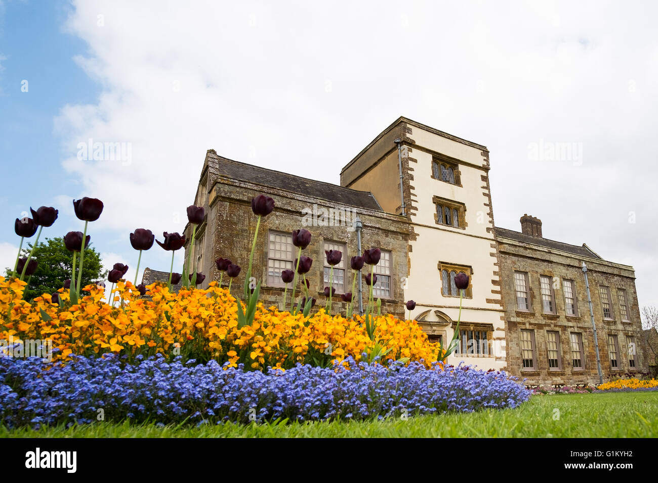 A view of Canons Ashby House, Northamptonshire Stock Photo Alamy