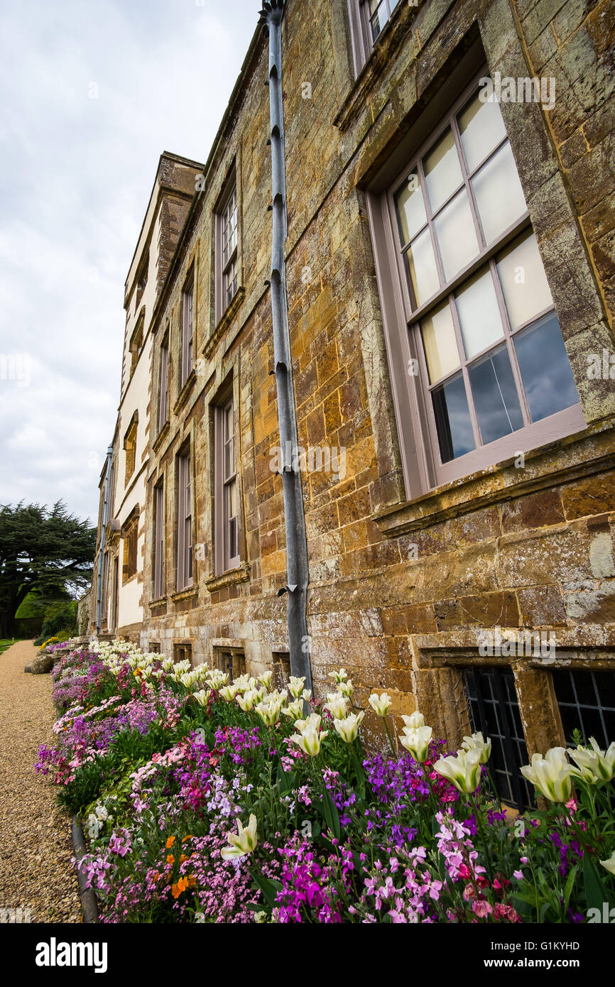 A view of Canons Ashby House, Northamptonshire Stock Photo Alamy