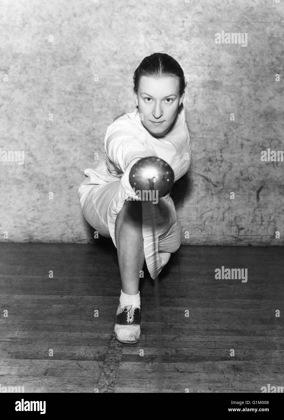 HELENE MAYER (1910-1953).  German fencer. Photograph, c1935. Stock Photo