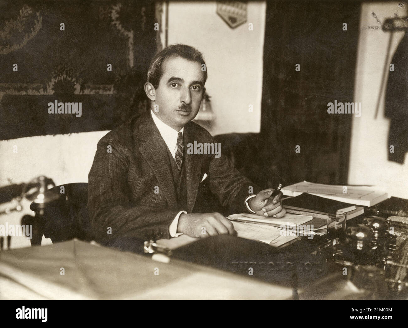 ISMET INÖNÜ (1884-1973).  Also known as Ismet Pasha. Turkish politician, President of Turkey, 1938-1950. Photographed during his tenure as Prime Minister, 1928. Stock Photo