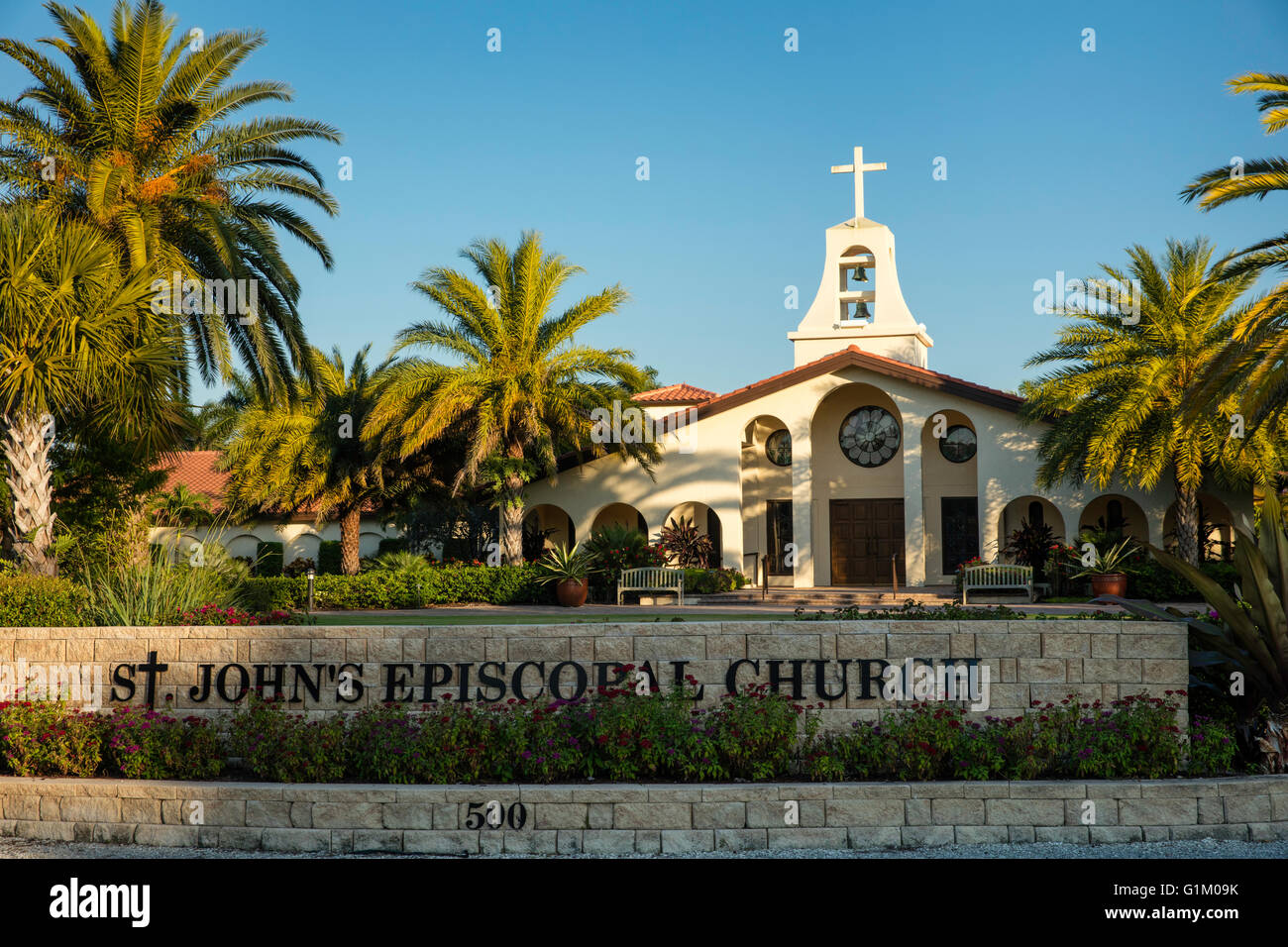 St. John's Episcopal Church, Naples, Florida, USA Stock Photo