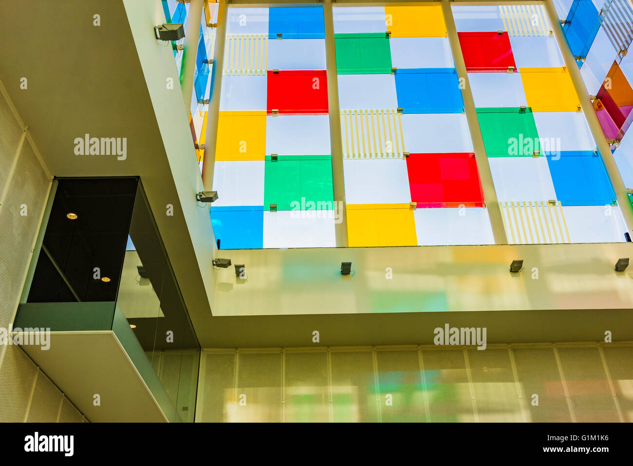 The Centre Pompidou Málaga is a branch of the National Center for Art and Culture Georges Pompidou of France Stock Photo