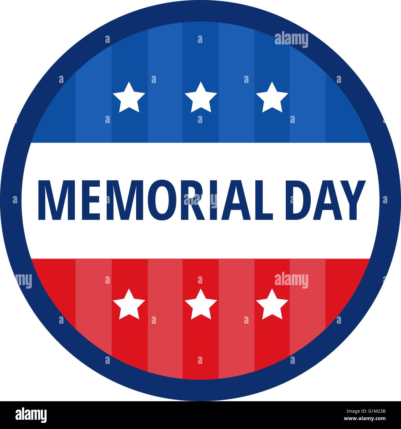Memorial day color badge Stock Vector Image & Art Alamy