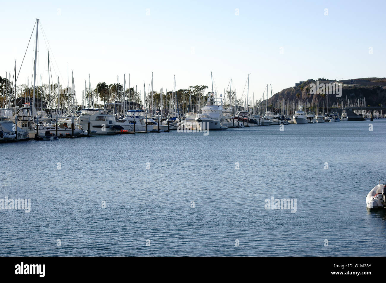 Sailing Harbor Dana Point Stock Photo Alamy