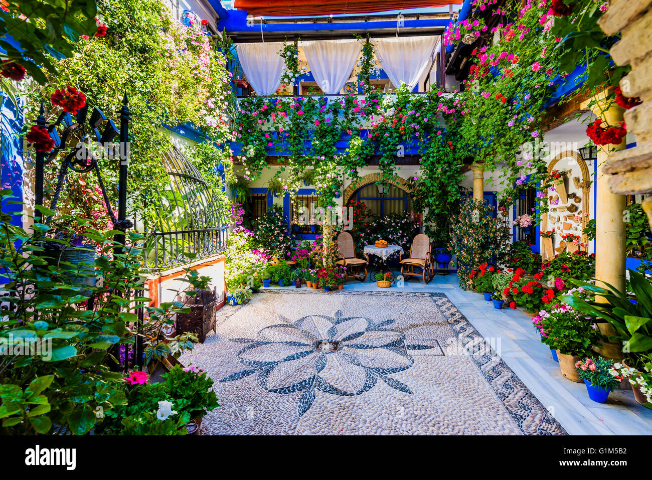 Courtyards Festival of Cordoba 2016 - La Fiesta de los Patios de Córdoba. Stock Photo