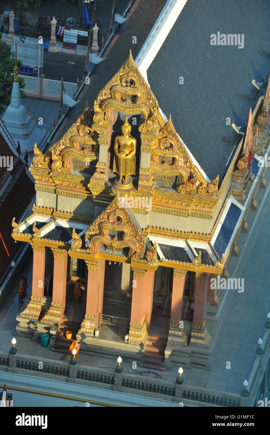 Buddist Temple in Bangkok Thailand Stock Photo