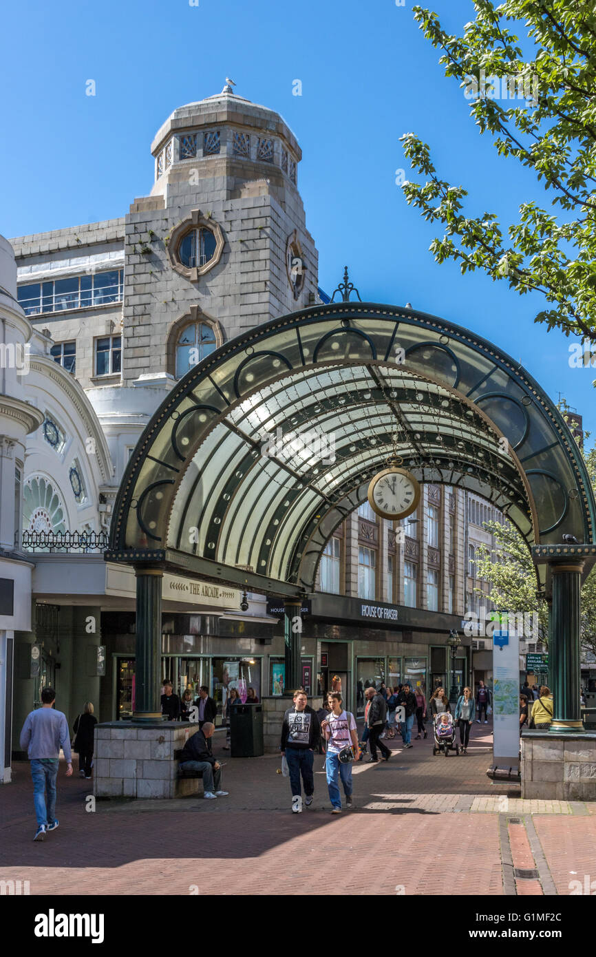 England Dorset Bournemouth Old Christchurch Road Stock Photo Alamy