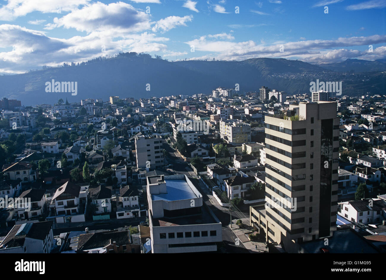 Quito at Sunrise, Ecuador, South America Stock Photo Alamy